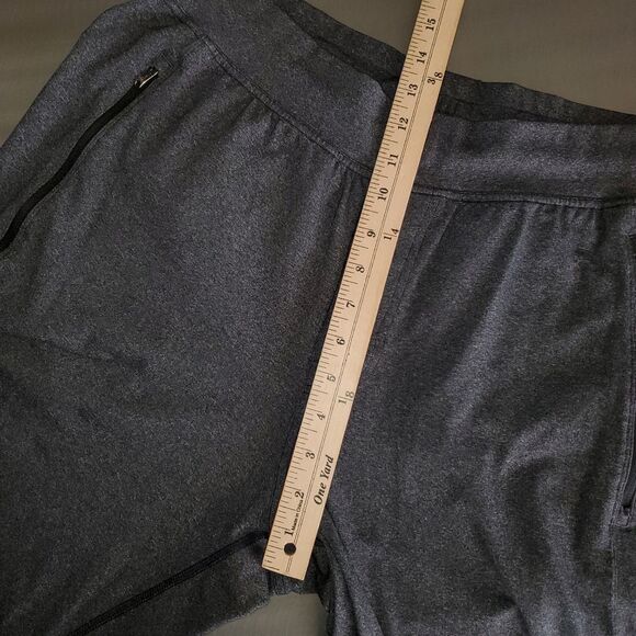 Lululemon Discipline Pull On Track Gray Straight Leg Zip Pockets Drawstring XL - Picture 11 of 14